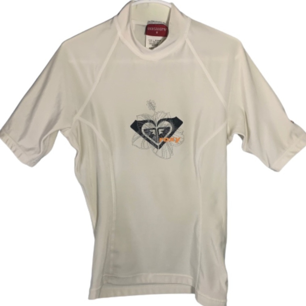 ROXY QUIKSILVER UV Tech Rash Guard Swim Top
